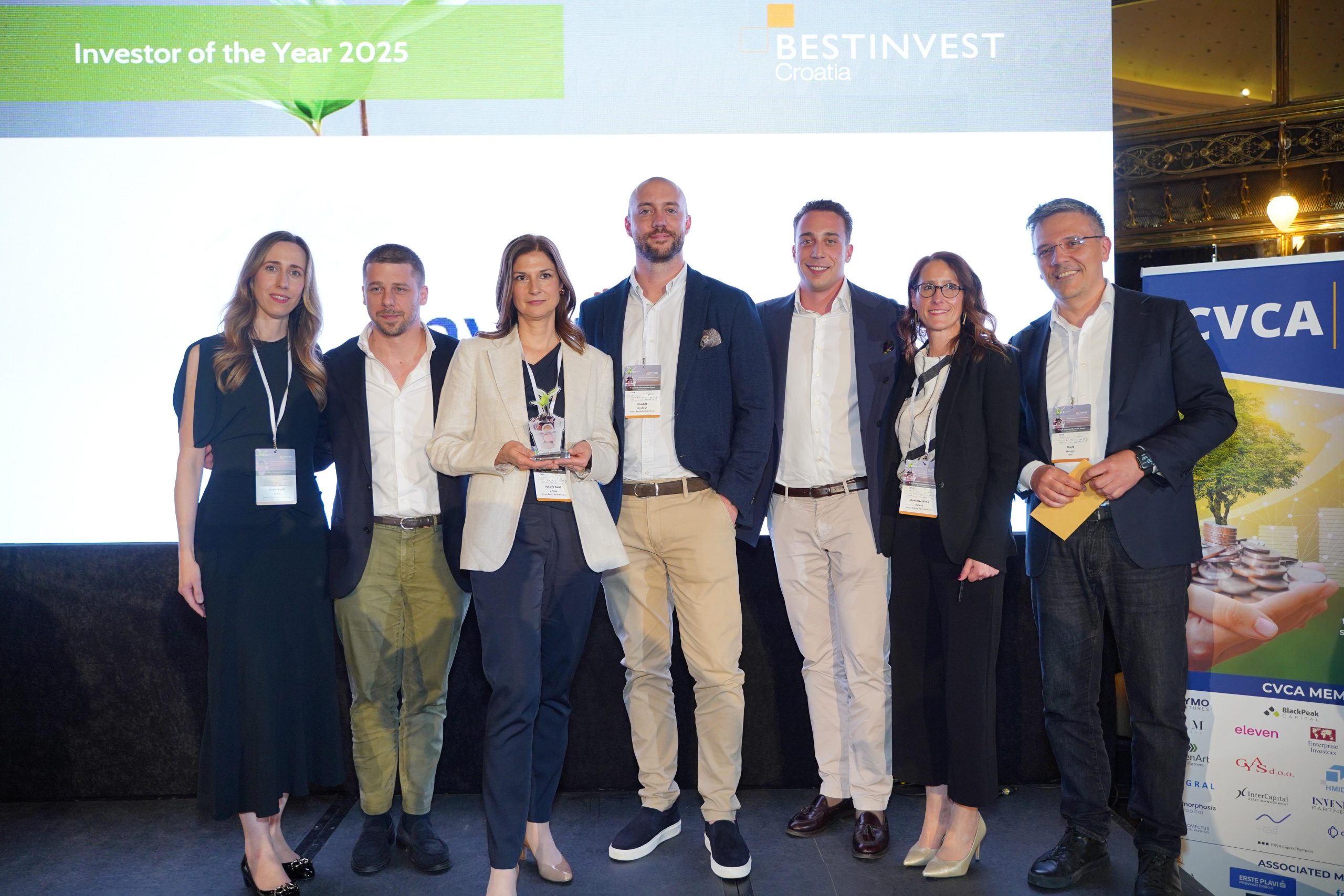 Invera Private Equity Partners Team, Hrvoje Stojic (HUP) Investor Of The Year 2025 BestInvest Award
